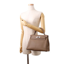 Load image into Gallery viewer, HERMES Kelly Retourne Etoupe Togo Leather Size 28