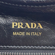 Load image into Gallery viewer, PRADA Hobo Bag Black1BG563 Leather Size Medium
