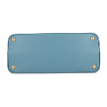 Load image into Gallery viewer, PRADA Saffiano Leather Cuir Tote Bag BlueBN2775 Leather