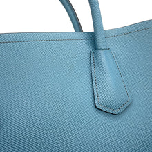 Load image into Gallery viewer, PRADA Saffiano Leather Cuir Tote Bag BlueBN2775 Leather
