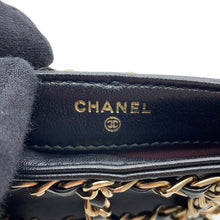 Load image into Gallery viewer, CHANEL Chocolate Bar Chain Shoulder Bag Phone Case BlackAP1161 Lambskin