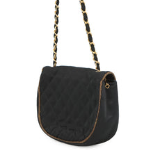 将图像加载到图库查看器中,CHANEL Matelasse CC Logo ChainShoulder Bag Black Satin