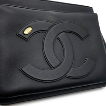Load image into Gallery viewer, CHANEL CC Logo 2-way Tote Bag BlackAS0326 Leather