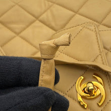 Load image into Gallery viewer, CHANEL Matelasse Backpack BeigeA10177 Lambskin