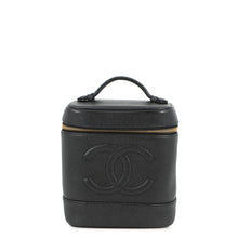 Load image into Gallery viewer, CHANEL Vertical vanity BlackA01998 Caviar Leather