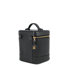 将图像加载到图库查看器中,CHANEL Vertical vanity BlackA01998 Caviar Leather
