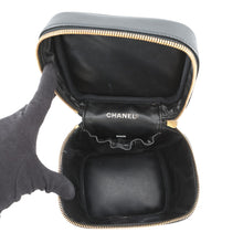 将图像加载到图库查看器中,CHANEL Vertical vanity BlackA01998 Caviar Leather