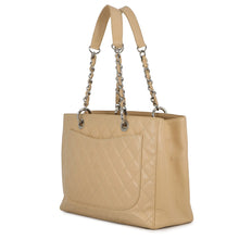 将图像加载到图库查看器中,CHANEL GSTTote Bag BeigeA50995 Caviar Leather