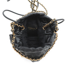 Load image into Gallery viewer, CHANEL CHANEL22 ChainBag BlackAS3980 shiny calf Size Mini