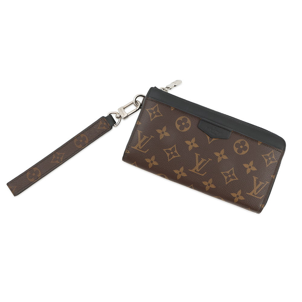 LOUIS VUITTON Zippy Dragonne NoirM69407 Monogram Macassar Canvas