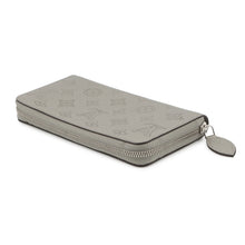 Load image into Gallery viewer, LOUIS VUITTON Zippy Wallet MetalicGrayM81642 Monogram Mahina