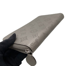 Load image into Gallery viewer, LOUIS VUITTON Zippy Wallet MetalicGrayM81642 Monogram Mahina