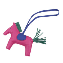 Load image into Gallery viewer, HERMES Rodeo Rose Purple/Blue Electric/Malachite Lambskin Size MM