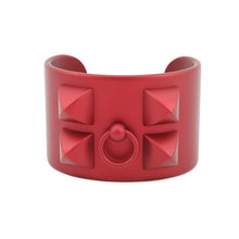 Load image into Gallery viewer, HERMES Coryedosian Bangle Size S Red SunsetAluminium