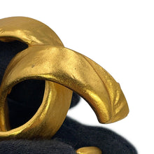 将图像加载到图库查看器中,CHANEL CC Logo Brooch Gold Gold Plated