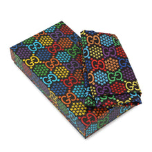 Load image into Gallery viewer, GUCCI GG Psychedelic Zip-Around Wallet Black/Multicolor601079 GG psychedelic