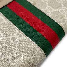 将图像加载到图库查看器中,GUCCI GG Supreme Ophidia Zip-Around Wallet Beige/White523154 GG Supreme/Leather