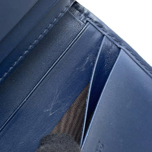 将图像加载到图库查看器中,GUCCI GG Marmont Double G Mini Wallet Blue/Multicolor466492 Denim/Leather