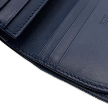 将图像加载到图库查看器中,GUCCI GG Marmont Double G Mini Wallet Blue/Multicolor466492 Denim/Leather