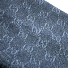 将图像加载到图库查看器中,GUCCI Webbing line Scarf Midnight Blue570603 3GB18 4068 Wool75% Alpaca25%