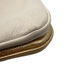 将图像加载到图库查看器中,MIUMIU ChainShoulder Bag White/Gold Leather
