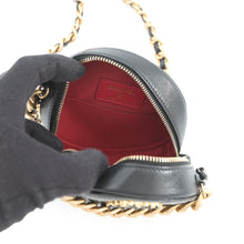 将图像加载到图库查看器中,CHANEL CHANEL19 Round ChainShoulder Bag BlackAP0945 Lambskin