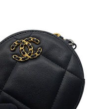 Load image into Gallery viewer, CHANEL CHANEL19 Round ChainShoulder Bag BlackAP0945 Lambskin