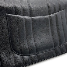 Load image into Gallery viewer, CHANEL Mademoiselle Chain Shoulder Bag Black Caviar Leather Size 30