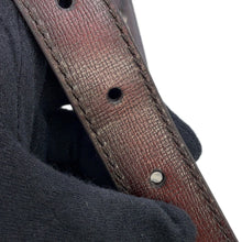 Load image into Gallery viewer, Berluti Musette Toile Marbouf Messenger Bag Brown Leather