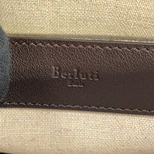 Load image into Gallery viewer, Berluti Musette Toile Marbouf Messenger Bag Brown Leather