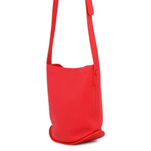Load image into Gallery viewer, Delvaux Bread Shoulder Bag Red Leather
