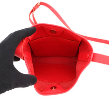 Load image into Gallery viewer, Delvaux Bread Shoulder Bag Red Leather