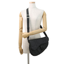 Load image into Gallery viewer, Dior Maxi Canage Saddle Twin Shoulder Bag Black1ADPO306MNE_H00N Calf Leather