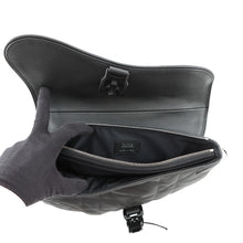 Load image into Gallery viewer, Dior Maxi Canage Saddle Twin Shoulder Bag Black1ADPO306MNE_H00N Calf Leather