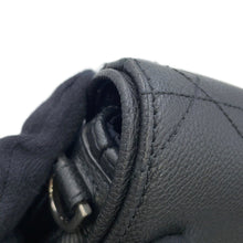 Load image into Gallery viewer, Dior Maxi Canage Saddle Twin Shoulder Bag Black1ADPO306MNE_H00N Calf Leather