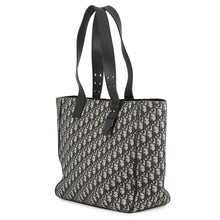 将图像加载到图库查看器中,Dior Oblique Saddle Tote Bag Navy/Beige1ADSH176YKS_05EU Canvas Leather