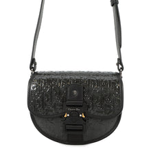 Load image into Gallery viewer, Dior Gallop Shoulder Bag Gray1ADPO033DOV Patent Leather Size Mini