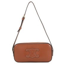 Load image into Gallery viewer, CELINE Cuir Triomphe Shoulder Bag Brown10J583DR8 Leather