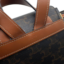 Load image into Gallery viewer, CELINE Bonnie Triomphe Backpack Tan118702CAS 04LU PVC Leather
