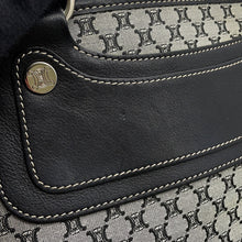 Load image into Gallery viewer, CELINE Macadam boogie bag Black/Gray134022 Canvas Leather