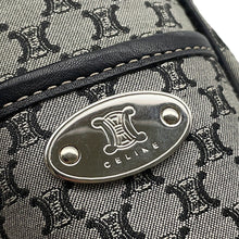 Load image into Gallery viewer, CELINE Macadam boogie bag Black/Gray134022 Canvas Leather