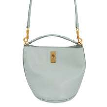 Load image into Gallery viewer, CELINE Teen Bucket 16 Shoulder Bag Soft blue197573CR4.07SZ Calf Leather