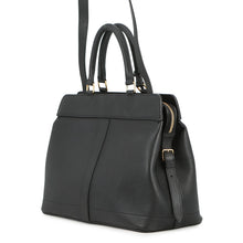 Load image into Gallery viewer, CELINE Cabas de France 2-way Bag Black192663CRE.38NO Grained CalfLeather Size Medium