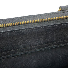 Load image into Gallery viewer, CELINE Cabas de France 2-way Bag Black192663CRE.38NO Grained CalfLeather Size Medium