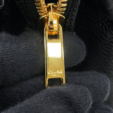 Load image into Gallery viewer, CELINE Cabas de France 2-way Bag Black192663CRE.38NO Grained CalfLeather Size Medium