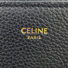 Load image into Gallery viewer, CELINE Cabas de France 2-way Bag Black192663CRE.38NO Grained CalfLeather Size Medium