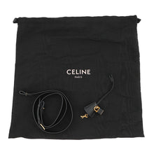 Load image into Gallery viewer, CELINE Cabas de France 2-way Bag Black192663CRE.38NO Grained CalfLeather Size Medium
