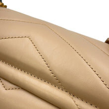 Load image into Gallery viewer, SAINT LAURENT PARIS Loulou Chain Shoulder Bag Beige574946DV7262721 Leather Size Medium