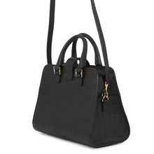 Load image into Gallery viewer, SAINT LAURENT PARIS Baby Kabas 2way Bag Black568853 Croco embossed leather
