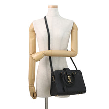 Load image into Gallery viewer, SAINT LAURENT PARIS Baby Kabas 2way Bag Black568853 Croco embossed leather